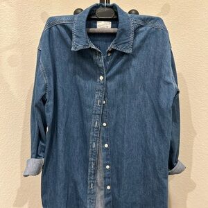 Target denim long-sleeve women's shirt